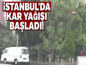 Kar yağışı İstanbul'un bir çok ilçesinde etkili oluyor