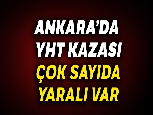 Ankara'da tren kazası! İki tren çarpıştı, üst geçit çöktü