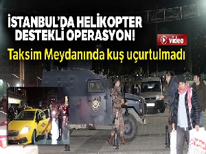 Taksim Meydanında kuş uçurtulmadı