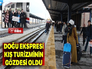 Doğu Ekspresi kış turizminin gözdesi oldu