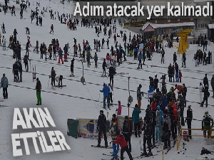 Uludağ'a tatilci akını !