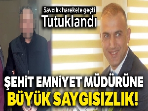 Sosyal medya üzerinden şehit emniyet müdürüne hakaret eden 1 şüpheli tutuklandı