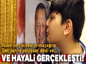 Erdoğan hayranı 13 yaşındaki çocuğun hayalini öğretmenleri gerçekleştirdi