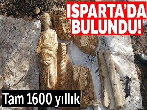 Isparta'da 1600 yıllık Sidamara lahdi ele geçirildi