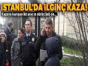 Sarıyer'de ilginç kaza!