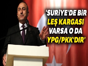Bakan Çavuşoğlu: Suriye'de bir leş kargası varsa o da YPG/PKK'dır