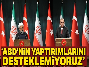 Cumhurbaşkanı Erdoğan: 'Amerika'nın İran'a yönelik yaptırım kararını desteklemiyoruz'