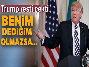 Trump'tan tehdit gibi açıklama