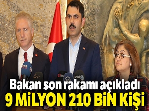 Bakan Kurum: 'İmar barışından 9 milyon 210 bin vatandaş yararlandı'