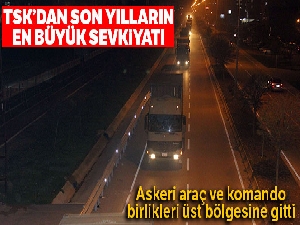 TSK'dan son yılların en büyük sevkiyatı