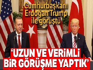Cumhurbaşkanı Erdoğan Trump ile telefonda görüştü