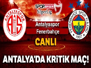 Antalya'da gol sesi çıkmadı! Antalyaspor - Fenerbahçe kaç kaç?