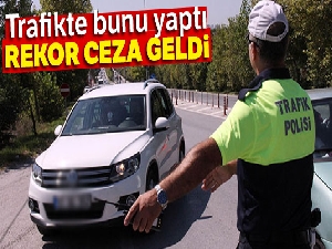 Drift yapan ehliyetsiz ve alkollü sürücüye 9 bin 46 lira ceza