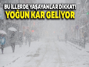 Bu illerde yaşayanlar dikkat! Yoğun kar geliyor...  |27 Aralık yurtta hava durumu