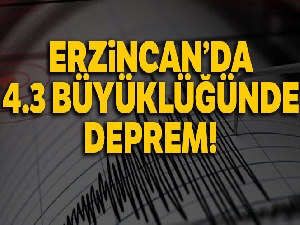 Erzincan 1939 depreminin yıl dönümünde 4.1 ve 3.9 ile sallandı