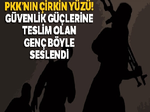 PKK'nın çirkin yüzü! Güvenlik güçlerine teslim olan gençten çağrı