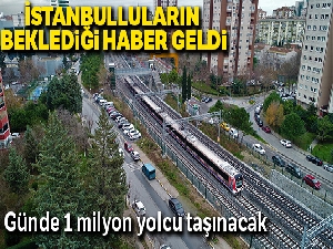 Marmaray ilk kez banliyö hattına çıktı