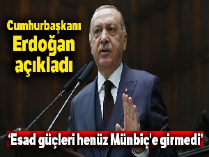 Cumhurbaşkanı Erdoğan: ‘Esad güçleri henüz Münbiç'e girmedi'