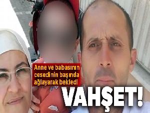 Kardeşini ve eniştesini yeğeninin gözü önünde öldürdü