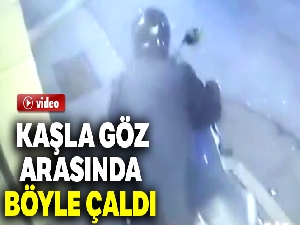 İstanbul'da 25 bin TL'lik motosiklet hırsızlığı kamerada