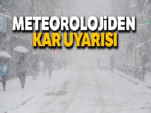 Meteorolojiden kar uyarısı! 29 Aralık Cumartesi hava durumu...