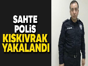 Sahte polis adliyede kıskıvrak yakalandı