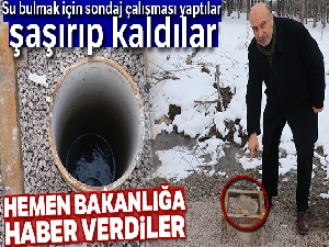 Bolu'da, su bulmak için yapılan sondaj çalışmasında gaz bulundu