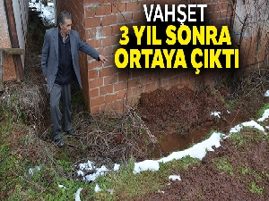 3 yıl sonra evin bahçesinde ortaya çıkan vahşetin detayları belli oldu...