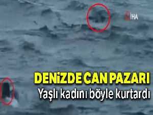 Büyükada'da denizde can pazarı