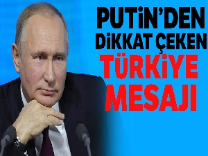Putin'den Türkiye'ye yeni yıl mesajı