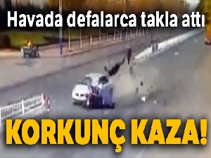 Feci kaza kamerada: 1 ölü, 2 yaralı