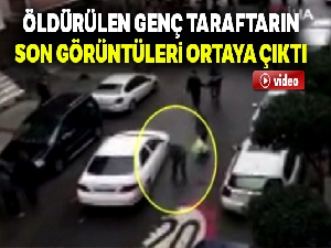 Öldürülen genç taraftarın son görüntüleri ortaya çıktı