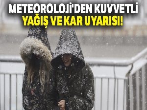 Meteoroloji'den kuvvetli yağış ve kar uyarısı! |2 Ocak Çarşamba yurtta hava durumu
