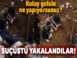 Kaçak kazıcılara jandarmadan suçüstü