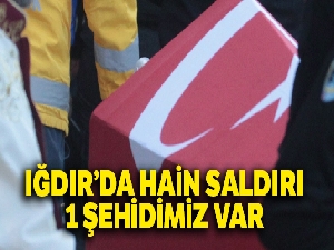Iğdır'da hain saldırı: 1 şehidimiz var