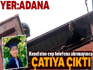 Cep telefonu ve televizyon için ölmek istedi polis kurtardı