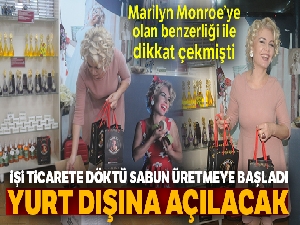 Mardinli Monroe eşek sütü sabunuyla yurt dışına açılacak