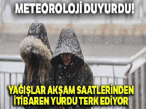 Meteoroloji duyurdu! Yağışlar akşam saatlerinden itibaren yurdu terk ediyor |9 Ocak yurtta hava durumu