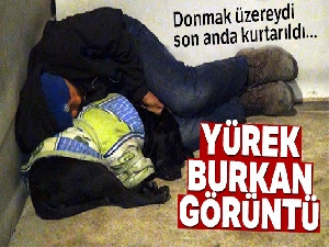 Donmak üzereydi! Son anda kurtarıldı...