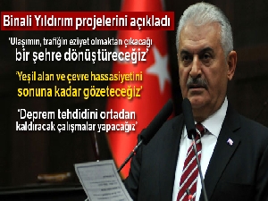 AK Parti İstanbul adayı Binali Yıldırım projelerini açıkladı