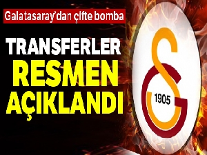 Galatasaray iki transferi birden KAP'a bildirdi