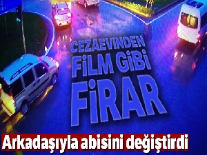 Giresun'da cezaevinden film gibi firar !