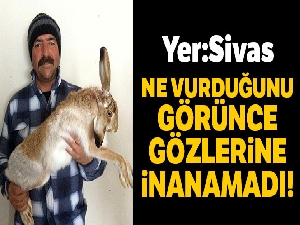 Ne vurduğunu görünce gözlerine inanamadı