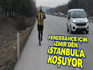 Fenerbahçe için İzmir'den İstanbul'a koşu totemi