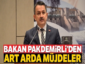 Bakan Pakdemirli'den art arda müjdeler