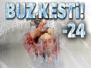 Ağrı buz kesti: Eksi 24