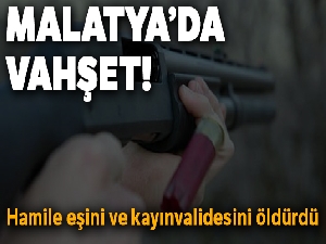 Hamile eşini ve kayınvalidesini öldürdü