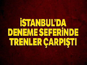 Halkalı-Sirkeci Banliyö hattında kaza