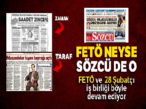 Fuat Uğur 'FETÖ neyse Sözcü de o'