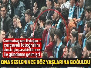 Cumhurbaşkanı Erdoğan'a seslenen 13 yaşındaki çocuk göz yaşlarına boğuldu